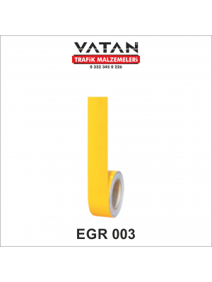 REFLEKTÖRLÜ BANT SARI 5 cm X 30 Metre